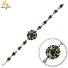 Gümüş Otantik Taşlı Biezik /Bileklik