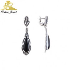 Gümüş Markazit Küpe