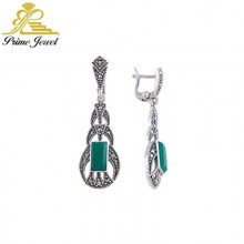 Gümüş Markazit Küpe