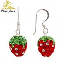 Gümüş Küpe  (Swarovski )