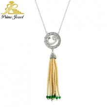 Gümüş Zirkon Taşlı Kolye