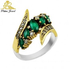 Gümüş Otantik Taşlı Yüzük