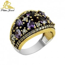 Gümüş Otantik Taşlı Yüzük