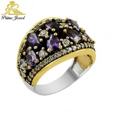 Gümüş Otantik Taşlı Yüzük