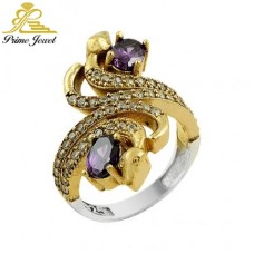 Gümüş Otantik Taşlı Yüzük