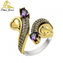 Gümüş Otantik Taşlı Yüzük