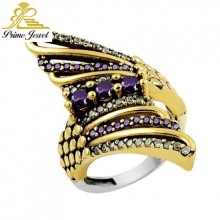 Gümüş Otantik Taşlı Yüzük