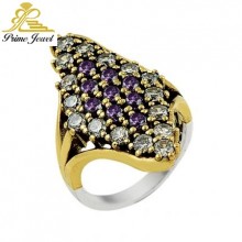 Gümüş Otantik Taşlı Yüzük