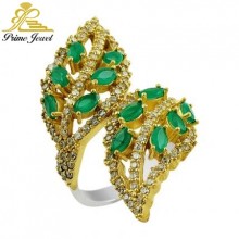 Gümüş Otantik Taşlı Yüzük