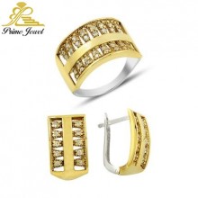 Gümüş Otantik Taşlı Set