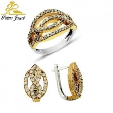 Gümüş Otantik Taşlı Set