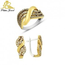 Gümüş Otantik Taşlı Set