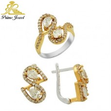 Gümüş Otantik Taşlı Set