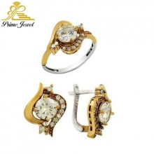 Gümüş Otantik Taşlı Set