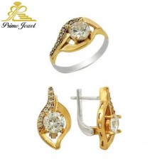 Gümüş Otantik Taşlı Set