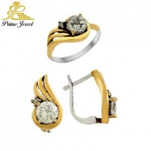 Gümüş Otantik Taşlı Set