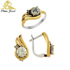 Gümüş Otantik Taşlı Set