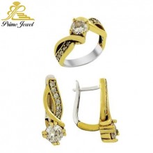 Gümüş Otantik Taşlı Set