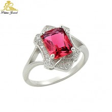 Gümüş Zirkon Taşlı Yüzük