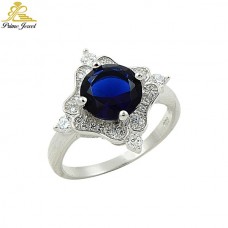 Gümüş Zirkon Taşlı Yüzük