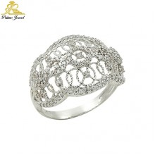 Gümüş Zirkon Taşlı Yüzük