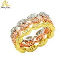 Gümüş Zirkon Taşlı Yüzük