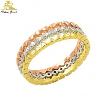 Gümüş Zirkon Taşlı Yüzük