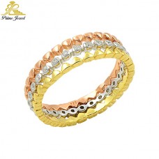 Gümüş Zirkon Taşlı Yüzük