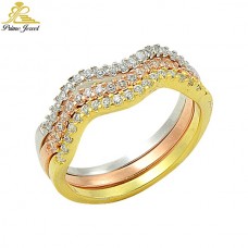 Gümüş Zirkon Taşlı Yüzük