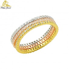 Gümüş Zirkon Taşlı Yüzük