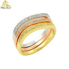 Gümüş Zirkon Taşlı Yüzük