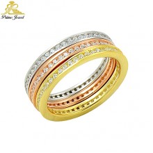 Gümüş Zirkon Taşlı Yüzük