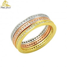 Gümüş Zirkon Taşlı Yüzük