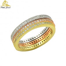 Gümüş Zirkon Taşlı Yüzük