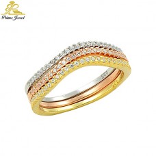 Gümüş Zirkon Taşlı Yüzük