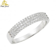 Gümüş Zirkon Taşlı Yüzük