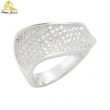 Gümüş Zirkon Taşlı Yüzük