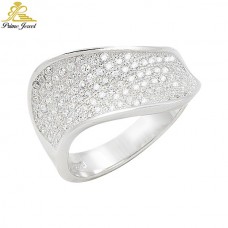 Gümüş Zirkon Taşlı Yüzük