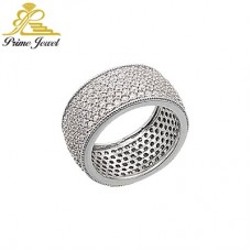 Gümüş Zirkon Taşlı Yüzük