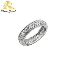 Gümüş Zirkon Taşlı Yüzük