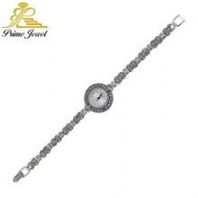 Gümüş Markazit Saat