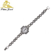 Gümüş Markazit Saat