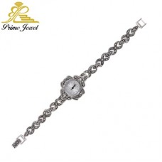 Gümüş Markazit Saat