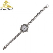 Gümüş Markazit Saat