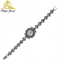 Gümüş Markazit Saat