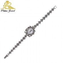 Gümüş Markazit Saat