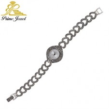 Gümüş Markazit Saat