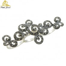 Gümüş Markazit Yüzük